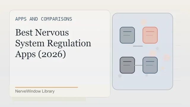 NerveWindow Blog — Nervous System Regulation Library